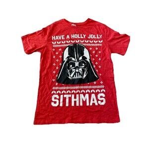 Star Wars Sithmas Christmas Darth Vader Large T-Shirt
